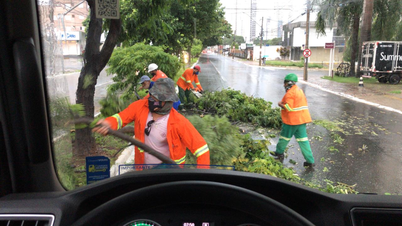 Goiânia registra 41,6 milímetros de chuva nas primeiras horas desta quinta-feira