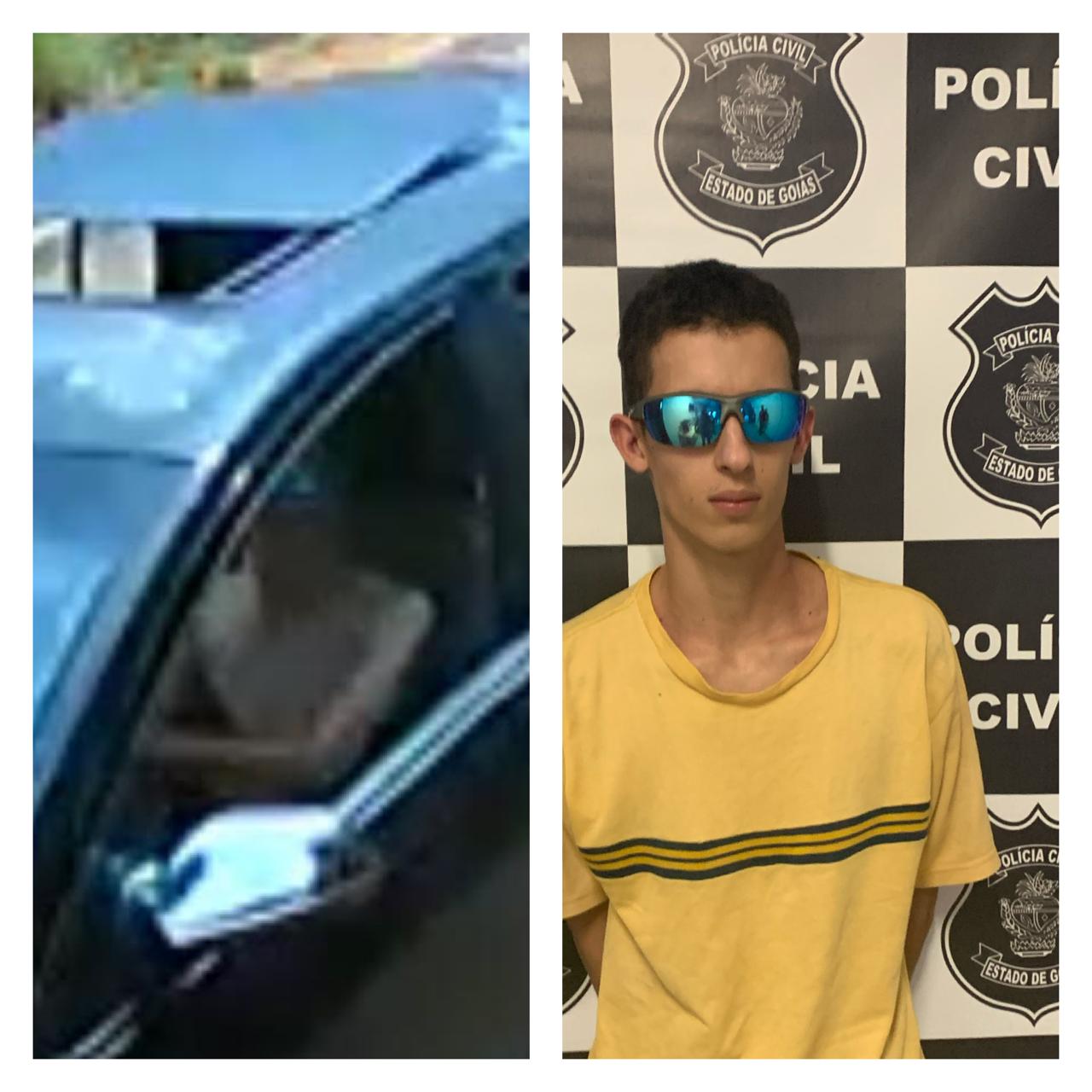 Polícia prende em flagrante três suspeitos de assaltar uma mercearia em Abadia de Goiás