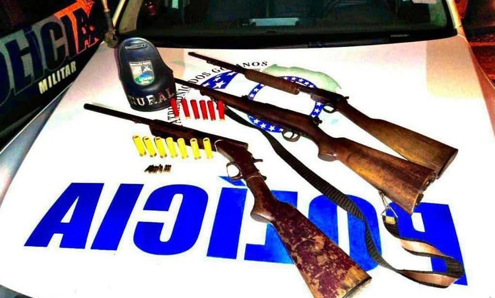 Polícia prende dois caçadores em Indiara