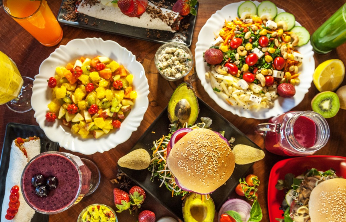 comida vegana e vegetariana em Goiânia