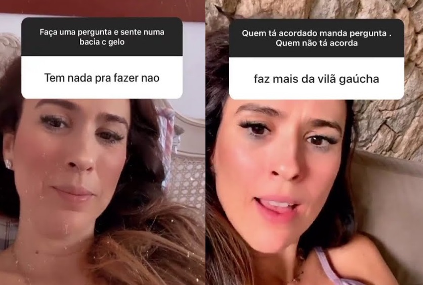 Vídeos de Tatá Werneck nos stories do Instagram viralizam; assista