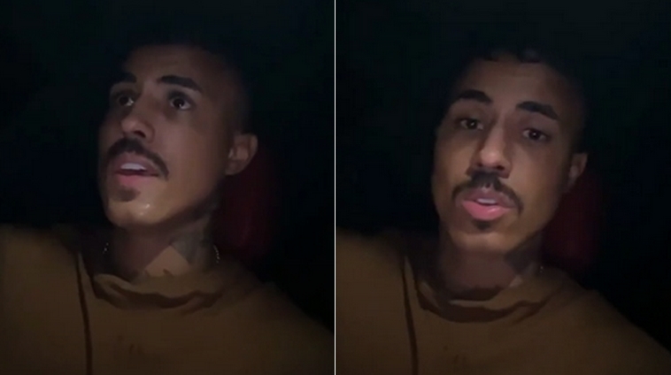 Depois de causar um verdadeiro alvoroço com um vídeo no qual pede socorro, MC Livinho ganhou 1,5 milhão de seguidores no Instagram. (Foto: Reprodução)