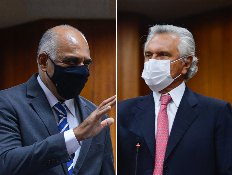 Rogério Cruz e Ronaldo Caiado (Fotos: Jucimar de Sousa/Mais Goiás)
