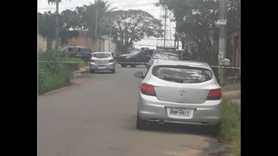 Proximidades da casa no Jardim Tropical em que aconteceu a ocorrência (Foto: Leitor/Mais Goiás)