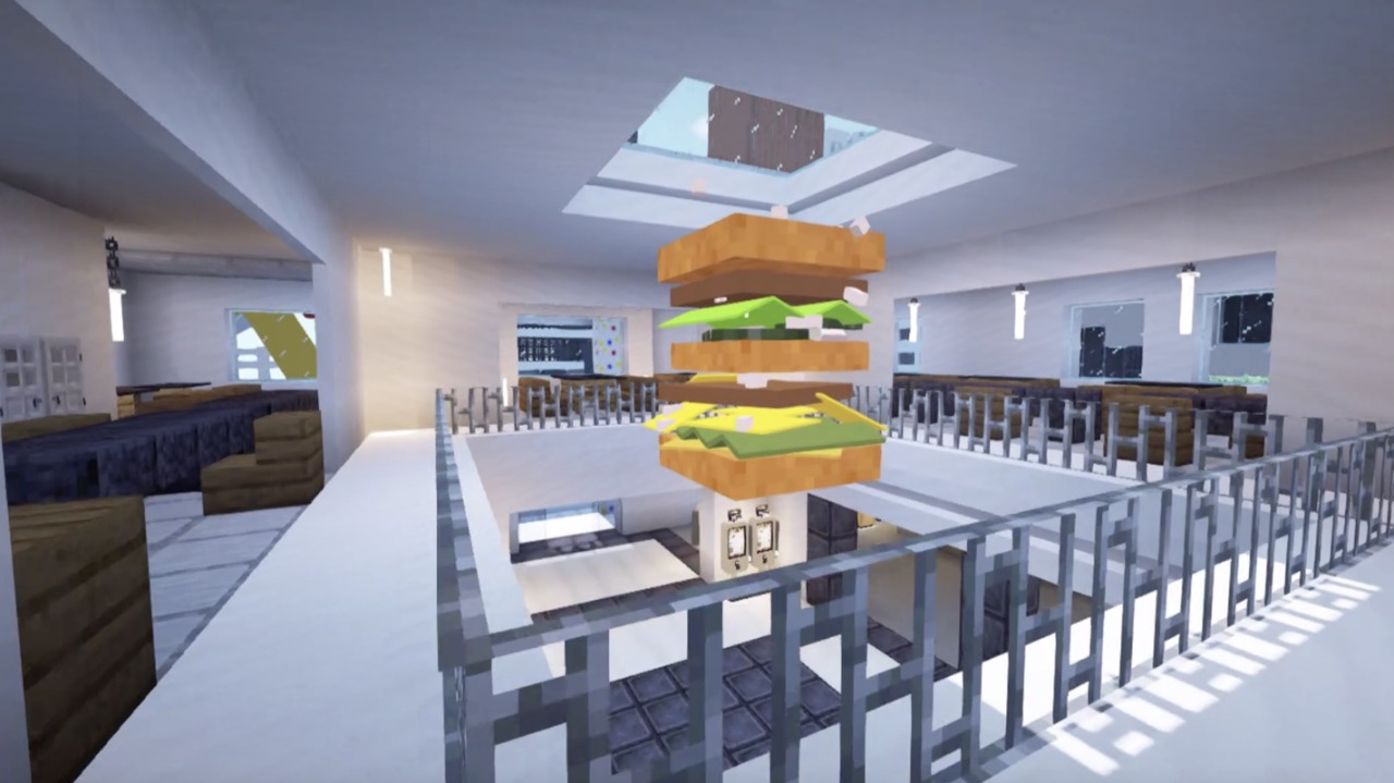Méqui 1000 Minecraft the sims McDonald's