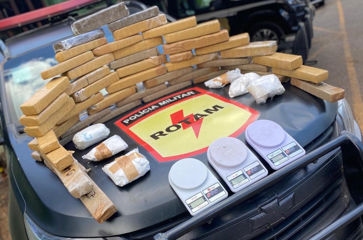 Mulher é presa e Rotam desarticula laboratório de droga no Entono do DF