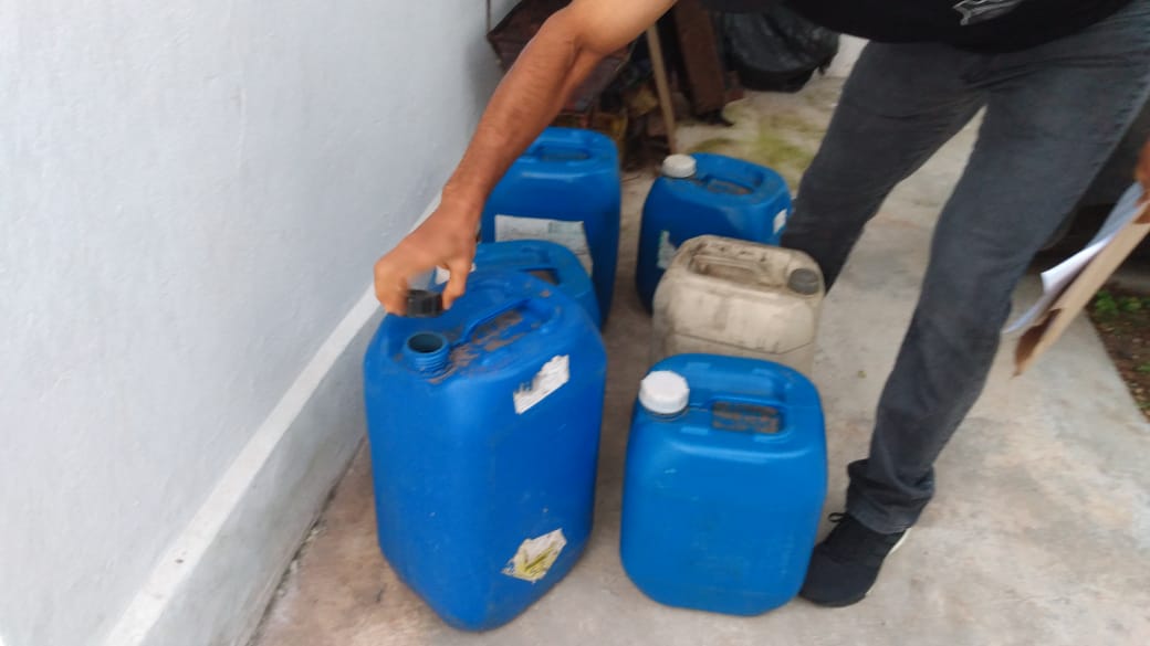 Motorista é preso por furto e armazenagem ilegal de combustíveis na capital