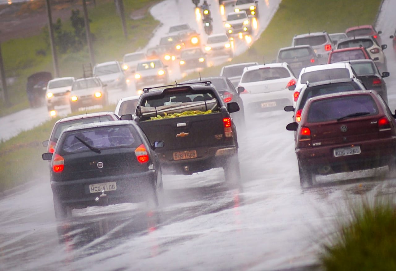 O estado de Goiás deve registrar pancadas de chuvas isoladas no próximo final de semana decorrente do avanço de uma frente fria (Foto: Jucimar de Sousa)