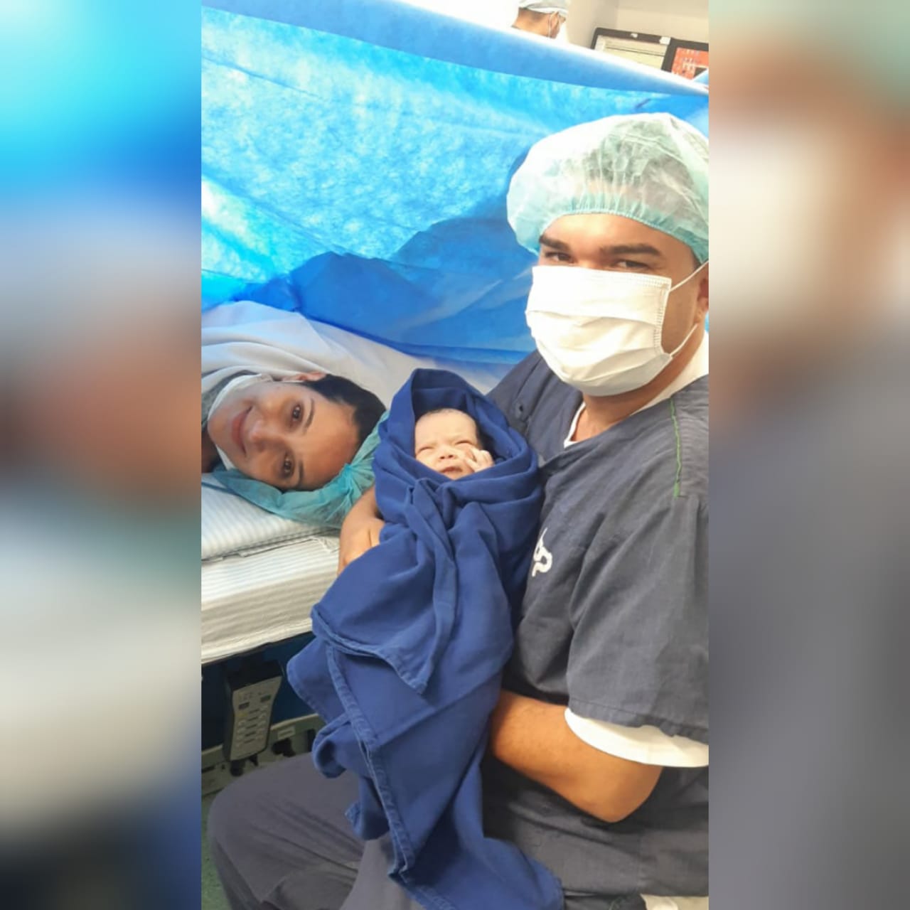 A bebê Elisa, filha da servidora residente em Senador Canedo, Gabriella Castro Silva, nasceu na noite desta segunda-feira (8), em São Paulo. (Foto: reprodução)