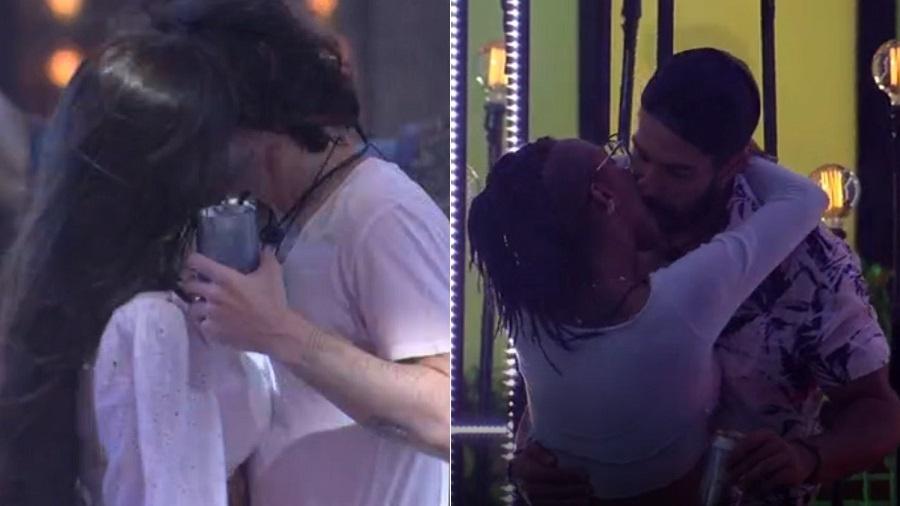 Festa do líder no BBB tem beijos, climão e casal indo para debaixo do edredom