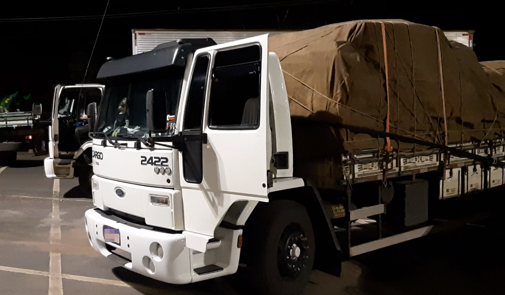 Caminhoneiro admitiu ter ficado 38 horas dirigindo sob efeito de rebite (Foto: PRF-DF)