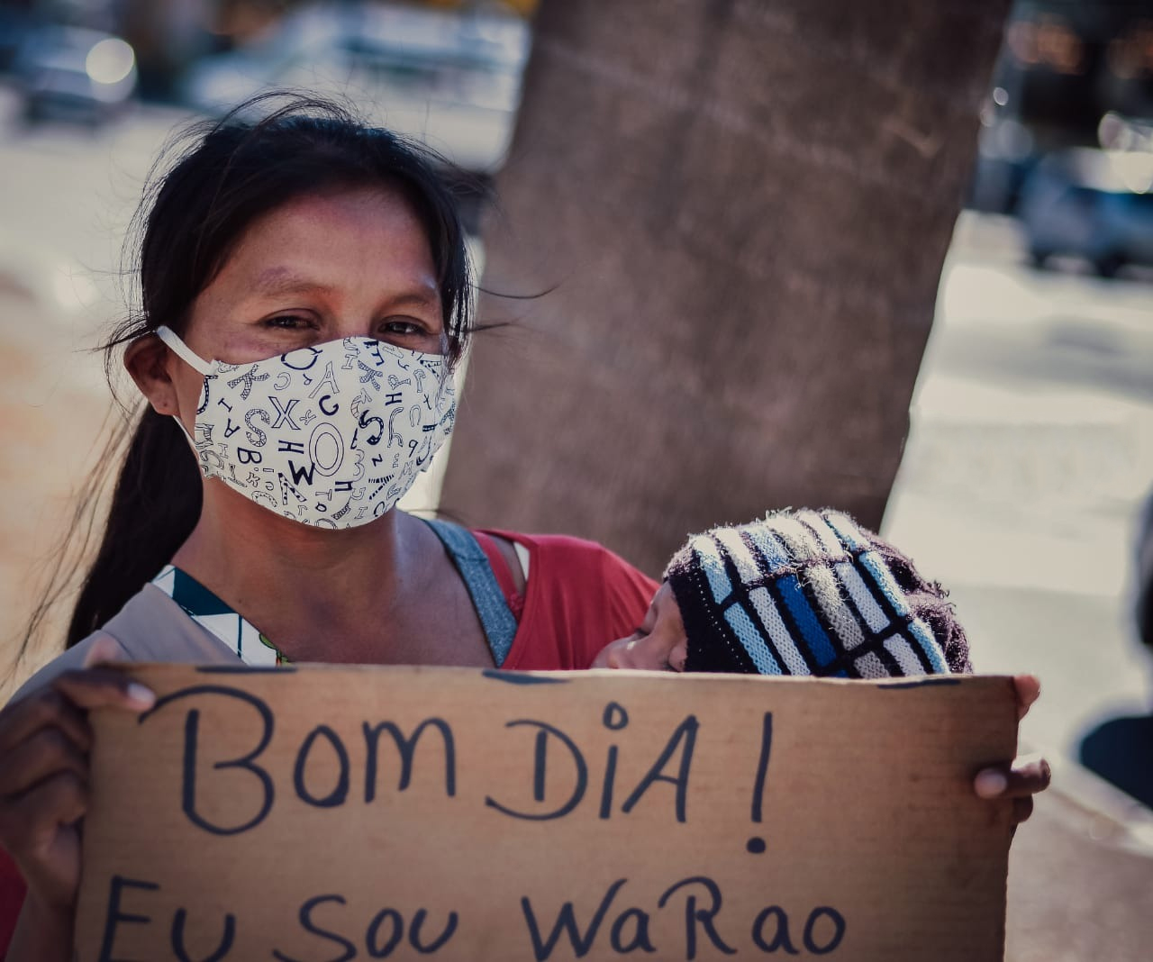 Várias pessoas da etnia Warao estão em Goiás. Conselho recomenda que crianças sejam mantidas no seio familiar e que entes públicos propiciem intervenções humanizadas (Foto: Jucimar de Sousa/Mais Goiás)