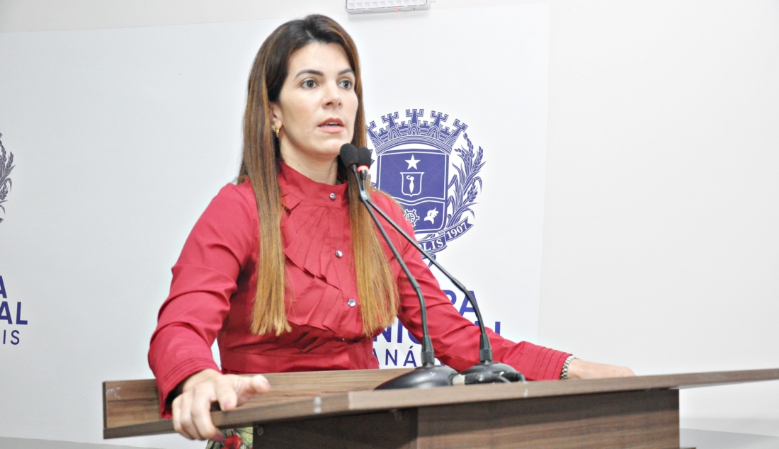 Vereadora Thaís Souza (PP), autora do projeto (Foto: Divulgação)
