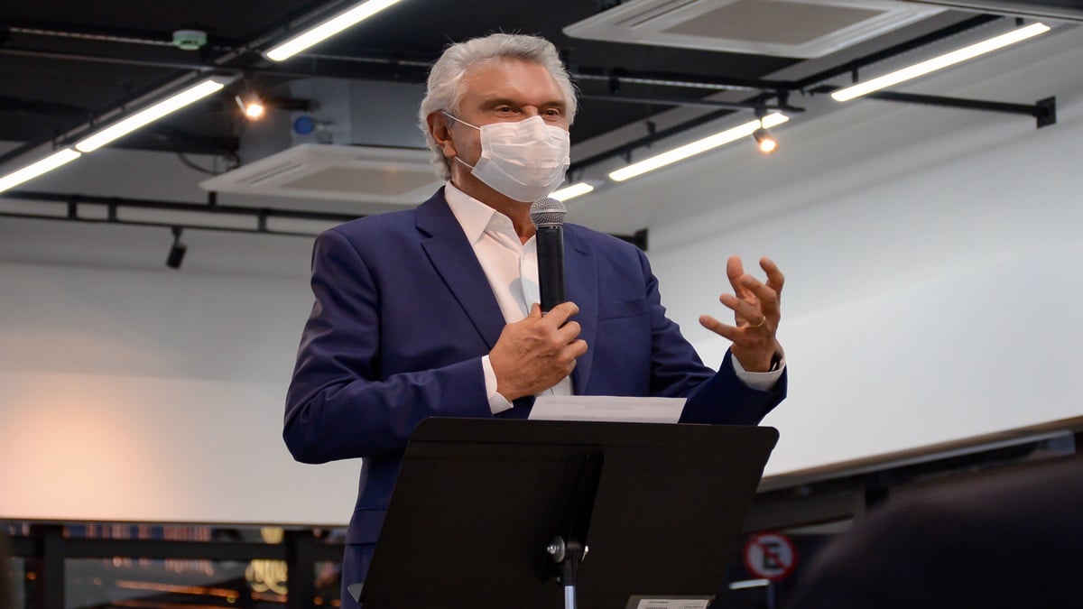 Caiado diz que é possível vacinar todos os idosos com mais de 60 em abril (Foto: Jucimar de Sousa)