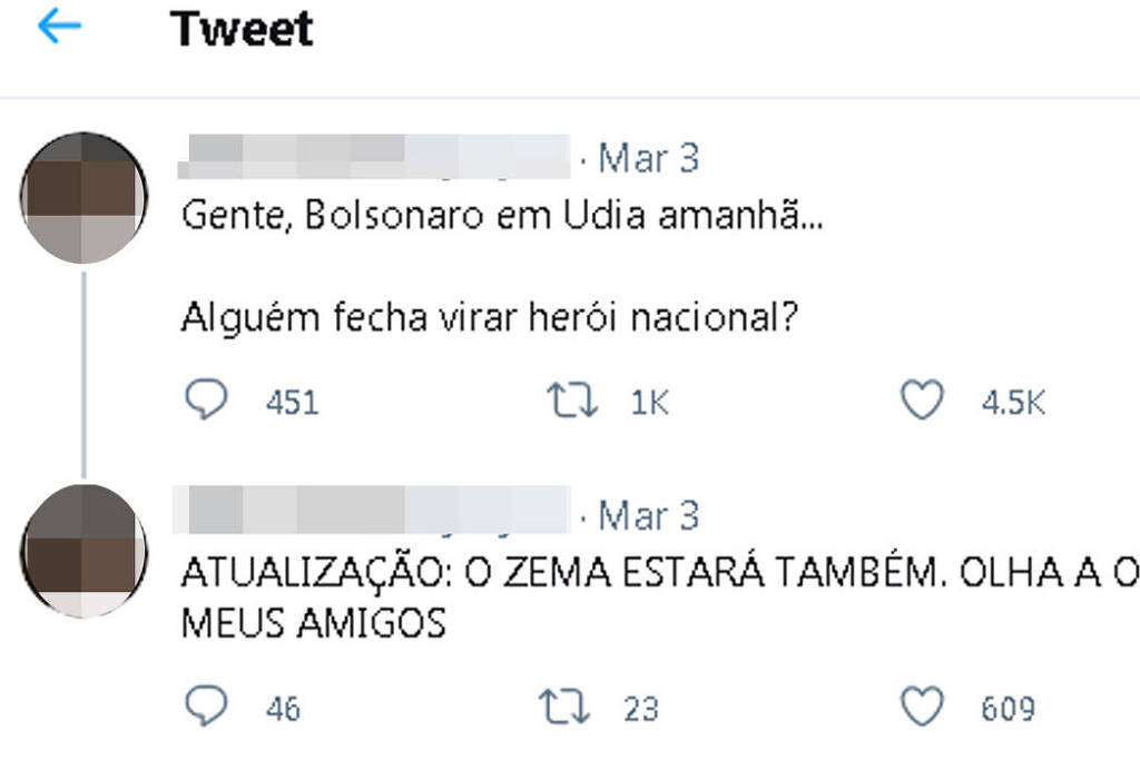 Jovem preso por tuíte sobre Bolsonaro diz que post tinha tom de piada