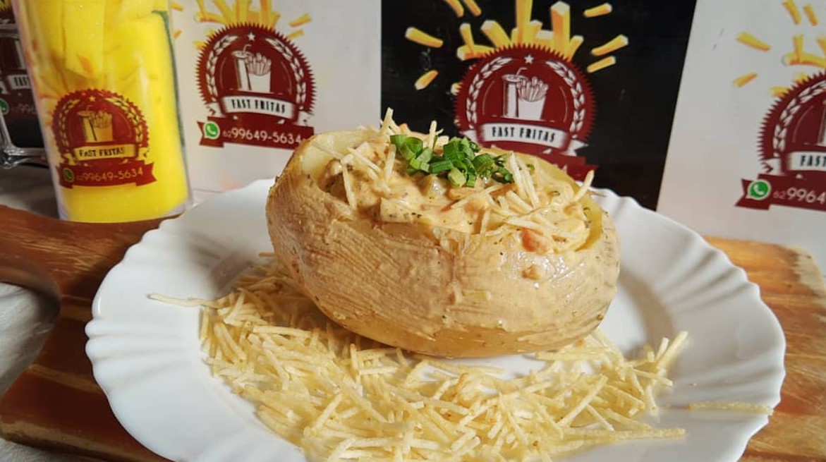 batata recheada em Goiânia do Fast Fritas