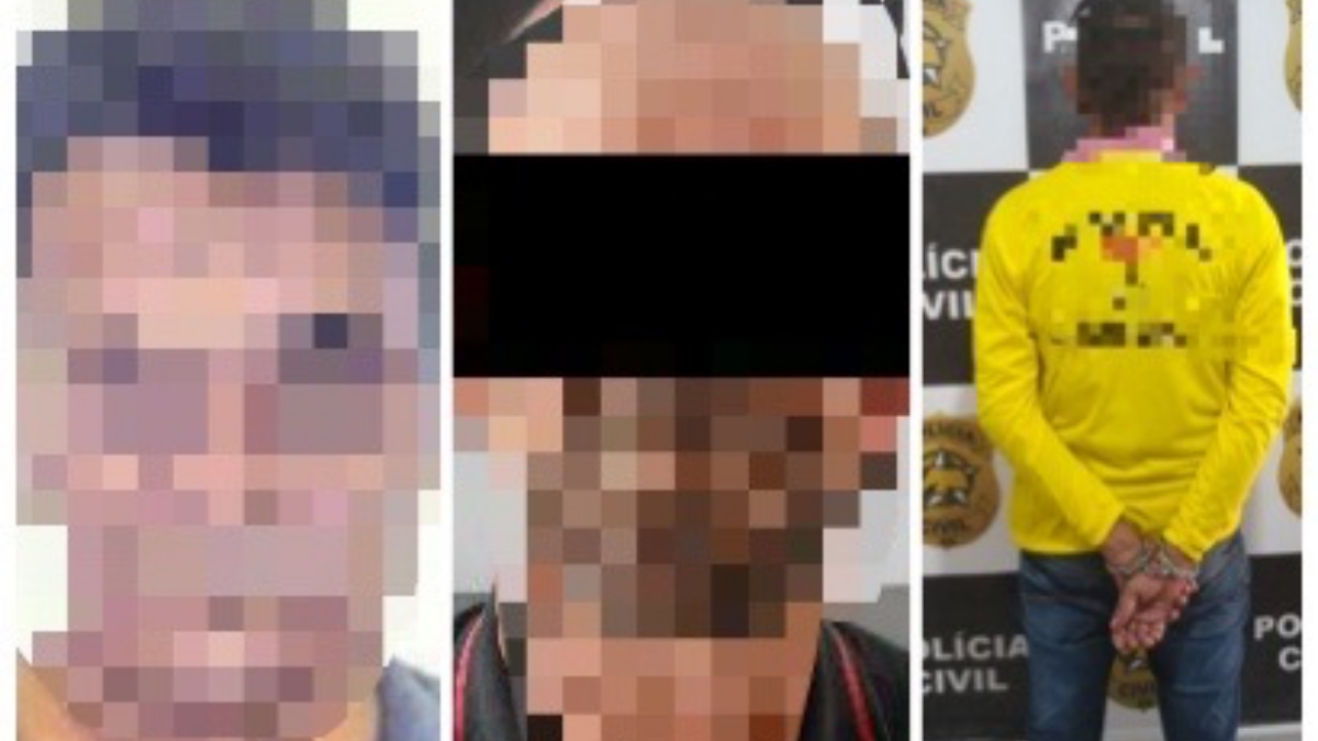 Suspeitos detidos por crime praticado em Goiânia (Foto: Divulgação)
