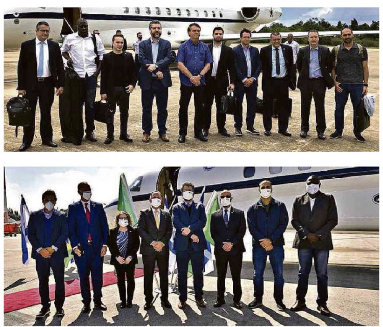 Comitiva brasileira é obrigada a usar máscara e manter distanciamento em Israel