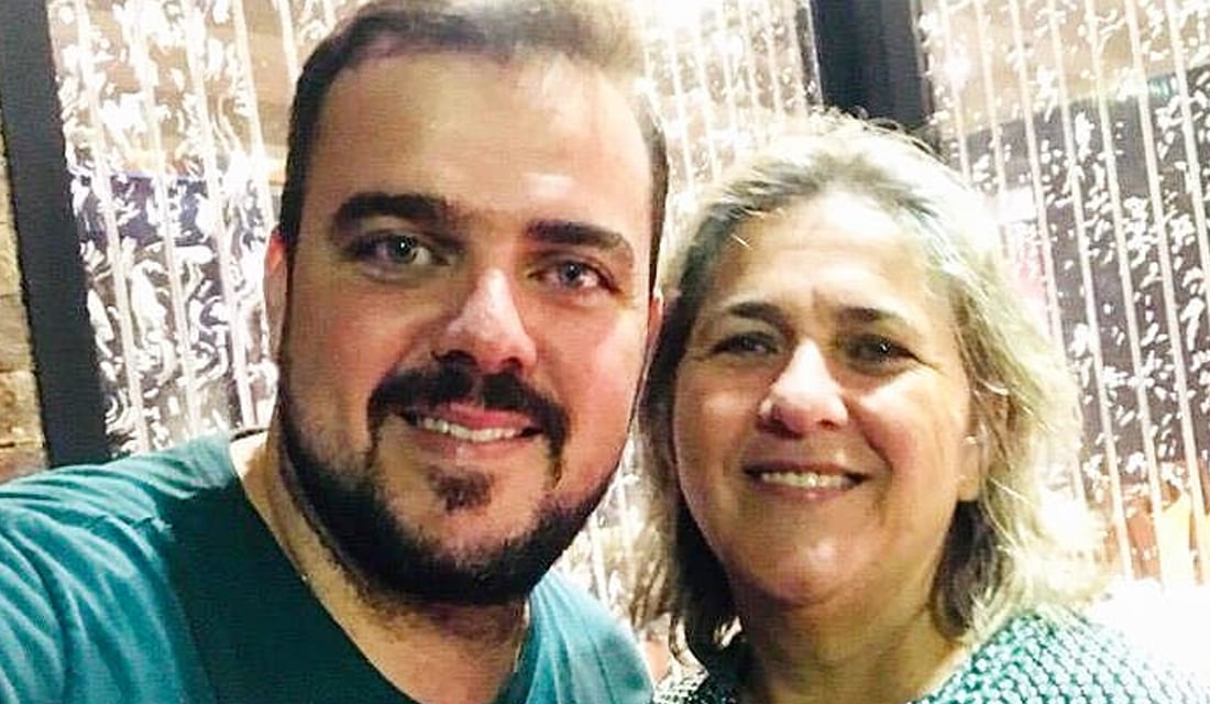 Mãe de Gustavo Mendanha está com Covid-19 (Foto: Arquivo Pessoal)