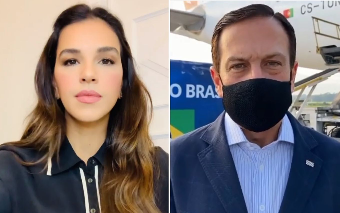 Mariana Rios conta que Dória foi à sua casa verificar se havia aglomeração