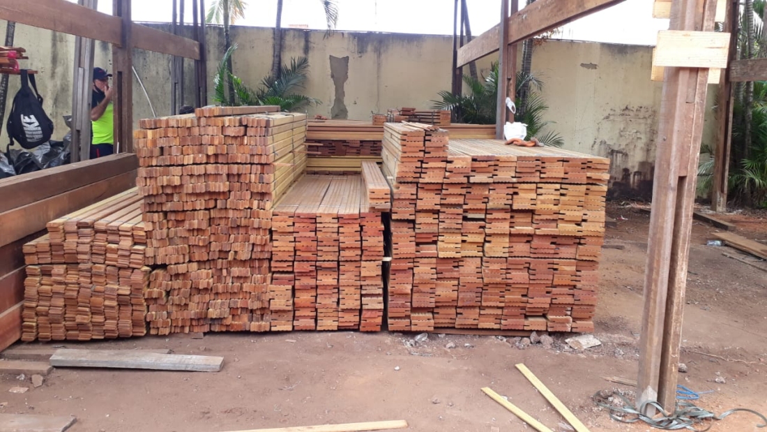 Carga apreendida pela polícia (Foto: Divulgação)