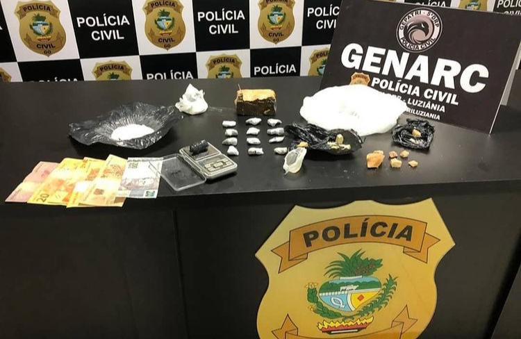 Investigado por triplo homicídio é preso suspeito de tráfico de drogas em Luziânia