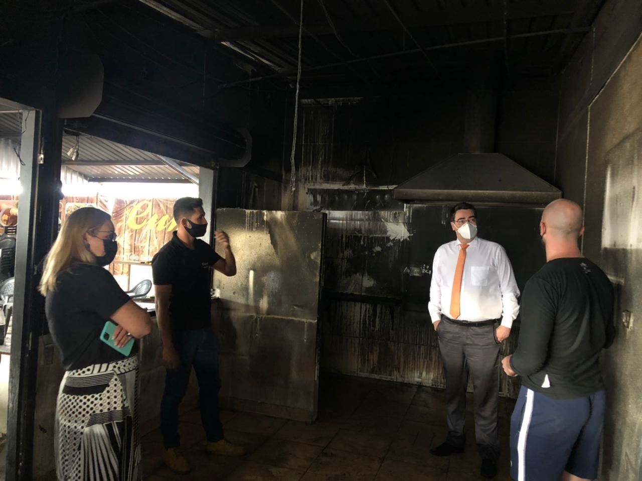 Além da vaquinha, dono de bar destruído por fogo ganhará incentivos estaduais