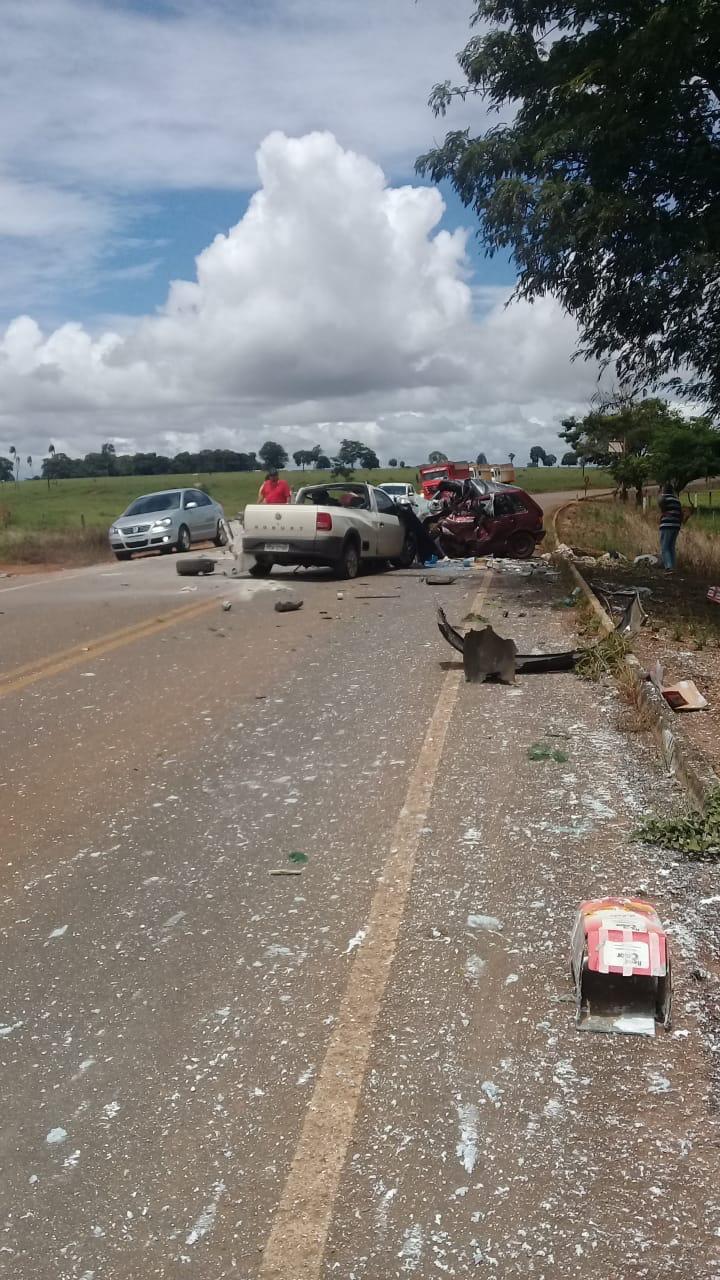 Acidente deixa três pessoas mortas na GO-156, entre Nazário e Palmeiras de Goiás