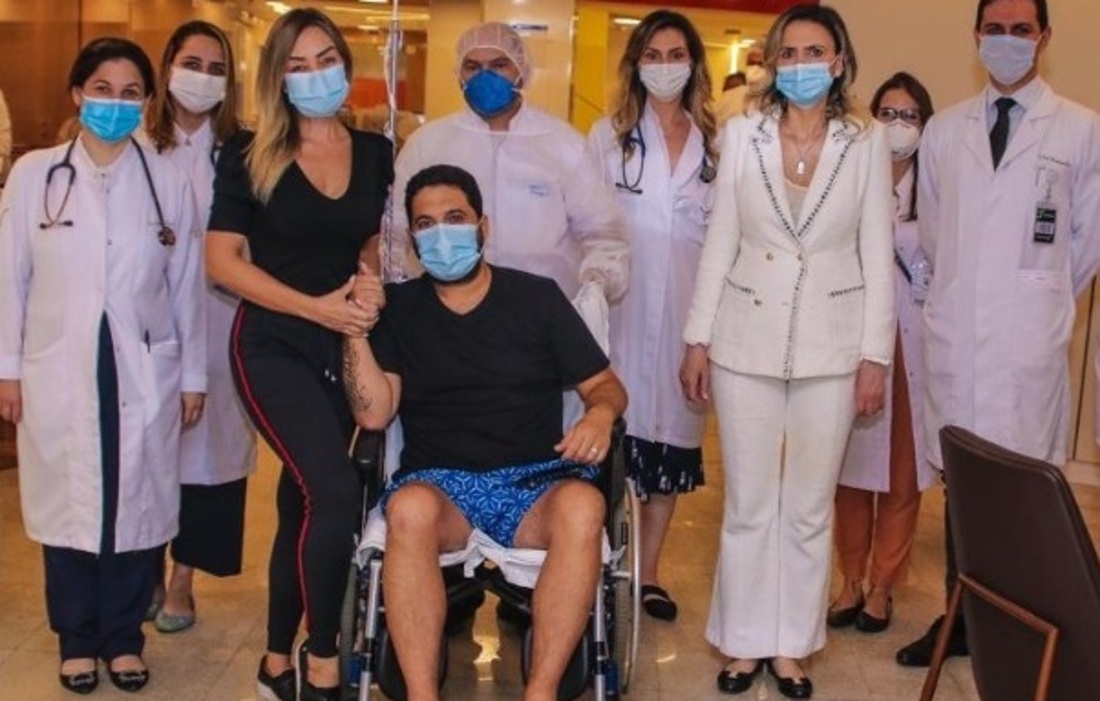 Ludhmila Hajjar edson hudson Edson, da dupla com Hudson, recebe alta do hospital em São Paulo