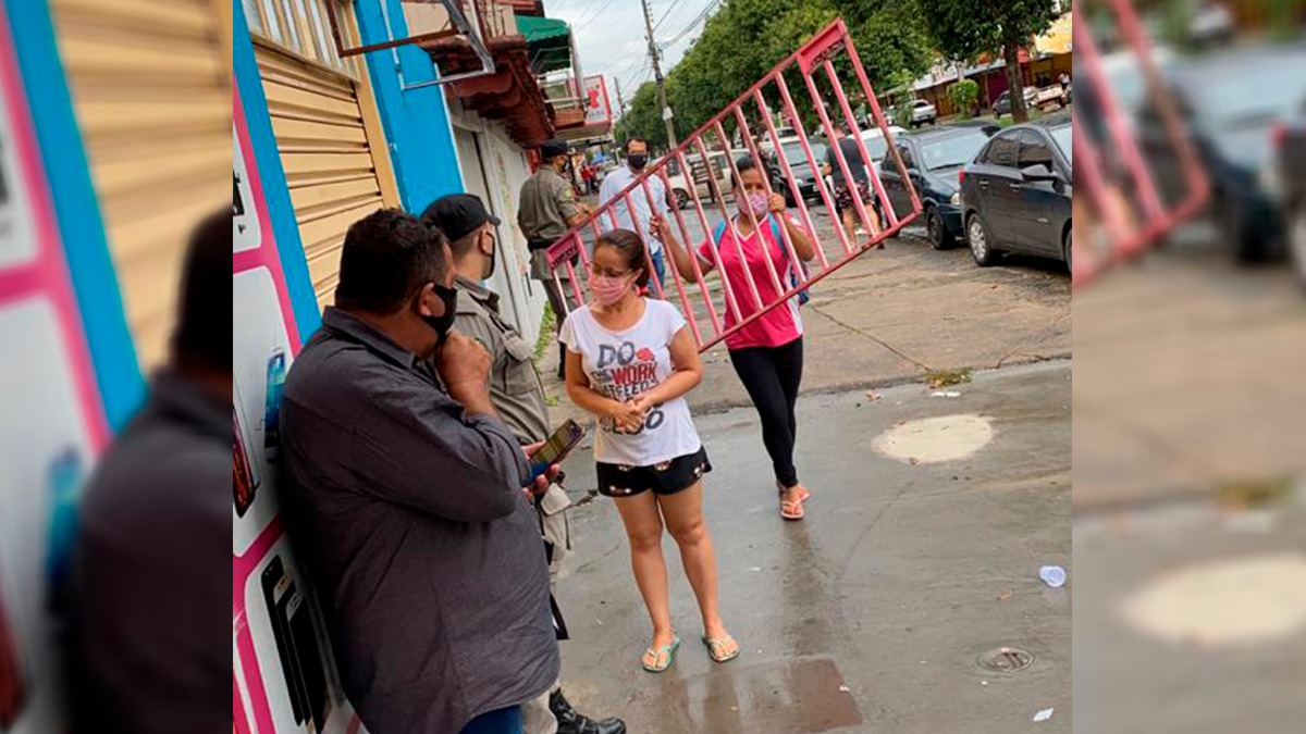 Confusão em escalonamento - Aparecida (Foto: Reprodução)