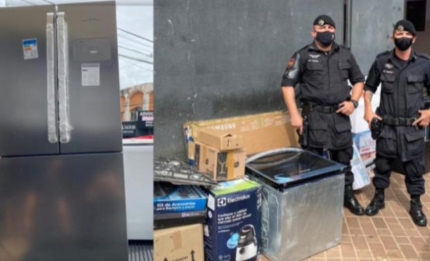 PM prende suspeito de clonar cartões para comprar eletrodomésticos