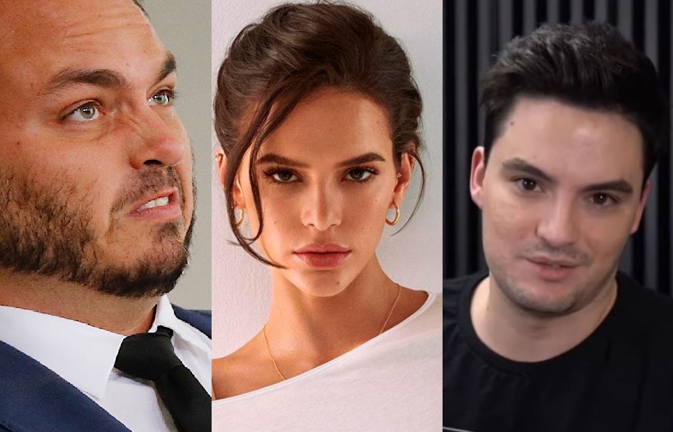 Carlos Bolsonaro abre queixa-crime contra Felipe Neto e Bruna Marquezine