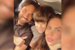 Henry Borel com Dr. Jairinho e mãe, Monique Medeiros (Foto: divulgação/redes sociais)