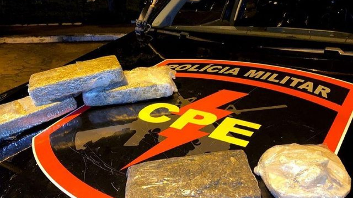 Polícia apreende super-maconha e pasta base de cocaína avaliados em R$ 60 mil