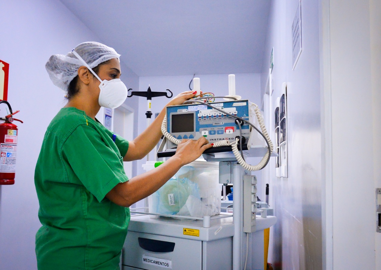 Hospital em Goiânia (Foto: Jucimar de Sousa/MaisGoiás)