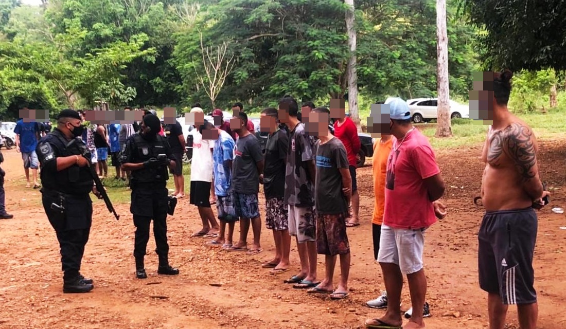GCM encerra festa clandestina com 149 pessoas em Goiânia (Foto: Reprodução/GCM)