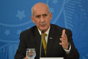 O ministros da Secretaria de Governo, Luiz Eduardo Ramos participa de coletiva de imprensa no Palácio do Planalto, sobre as ações de enfrentamento ao covid-19 no país / Foto: Marcello Casal Jr/Agência Brasil