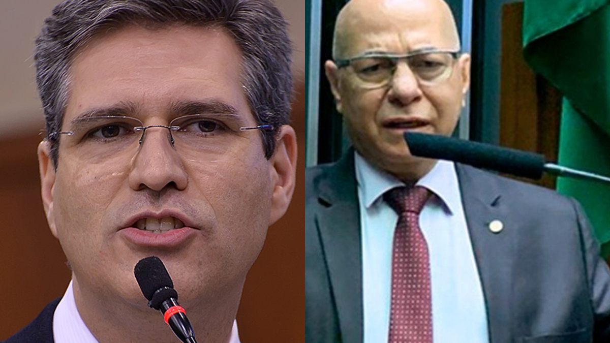 Francisco Jr e Professor Alcides | Foto: Reprodução