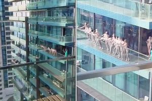 emirados dubai Modelos são acusadas de atentado violento ao pudor por ficarem nuas em sacada