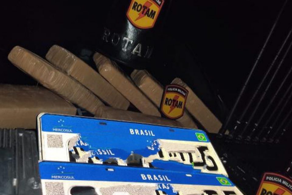 Droga apreendida em Aparecida