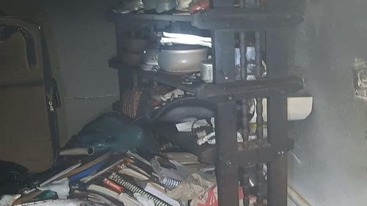  Homem é resgatado de incêndio enquanto dormia em casa, em Rio Verde