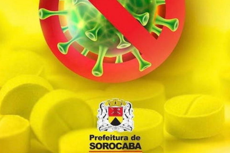 Parte do material publicitário veiculado pela prefeitura de Sorocaba (Foto: Divulgação)
