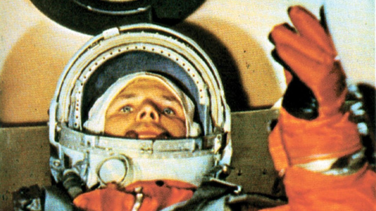 Yuri Gagarin no Vostok 1 (Foto: Ministério da Defesa Russa)