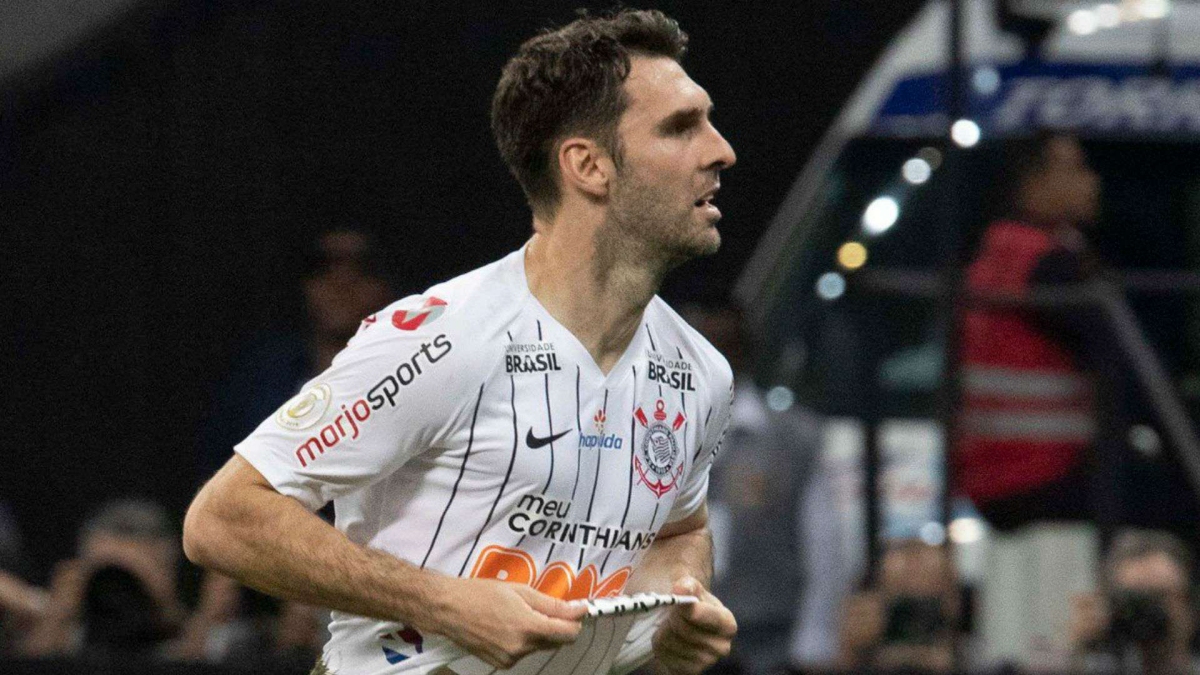 Atacante argentino Mauro Boselli durante passagem pelo Corinthians (Foto: Divulgação)