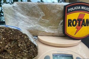 ’Vovô do tráfico’ é preso pela primeira vez com super-maconha, em Goiânia (Foto: Divulgação/PM)