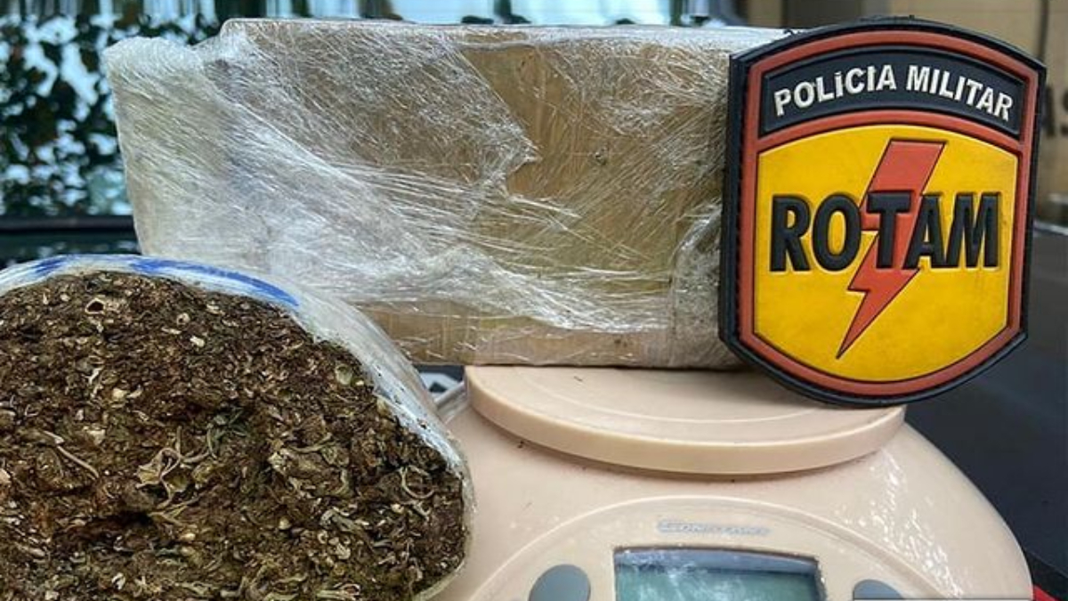 ’Vovô do tráfico’ é preso pela primeira vez com super-maconha, em Goiânia (Foto: Divulgação/PM)