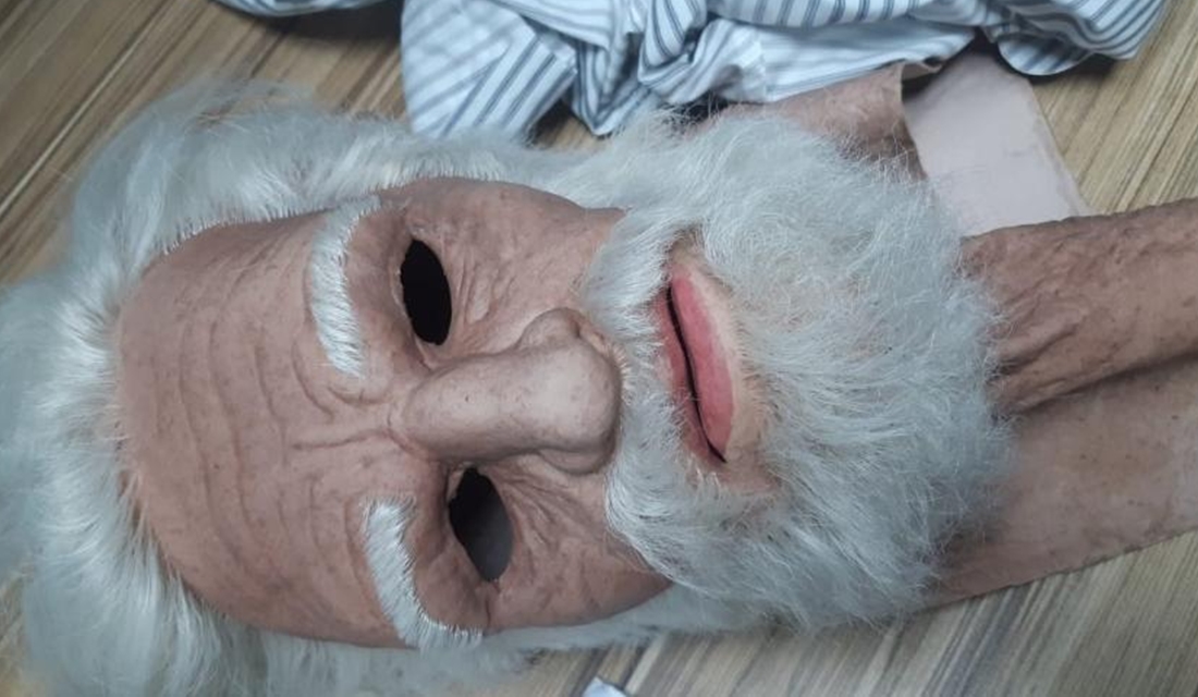 Jovem usa disfarce de idoso para tentar roubar joalheria no Espírito Santo (Foto: Reprodução/Polícia Militar)