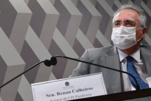 Senador Renan Calheiros fala na abertura da CPI da Covid (Foto: Agência Senado)