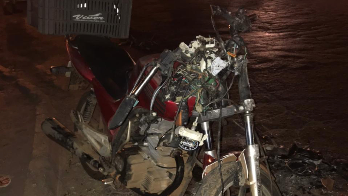 Motociclista fica em estado grave após acidente em que outro veículo fugiu