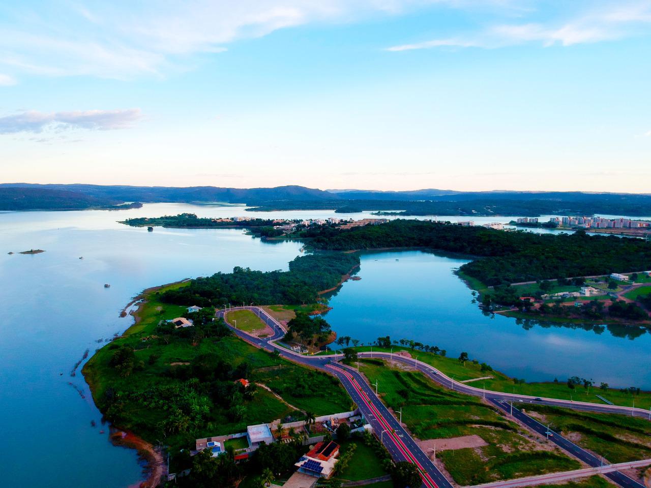 Lago Corumbá I em Caldas Novas (Foto: Prefeitura de Caldas Novas / Divulgação)